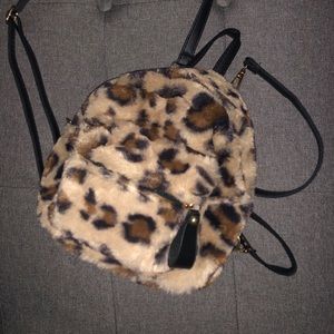 Mini Fuzzy Backpack